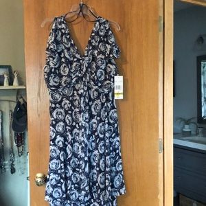 NWT blue and white dress